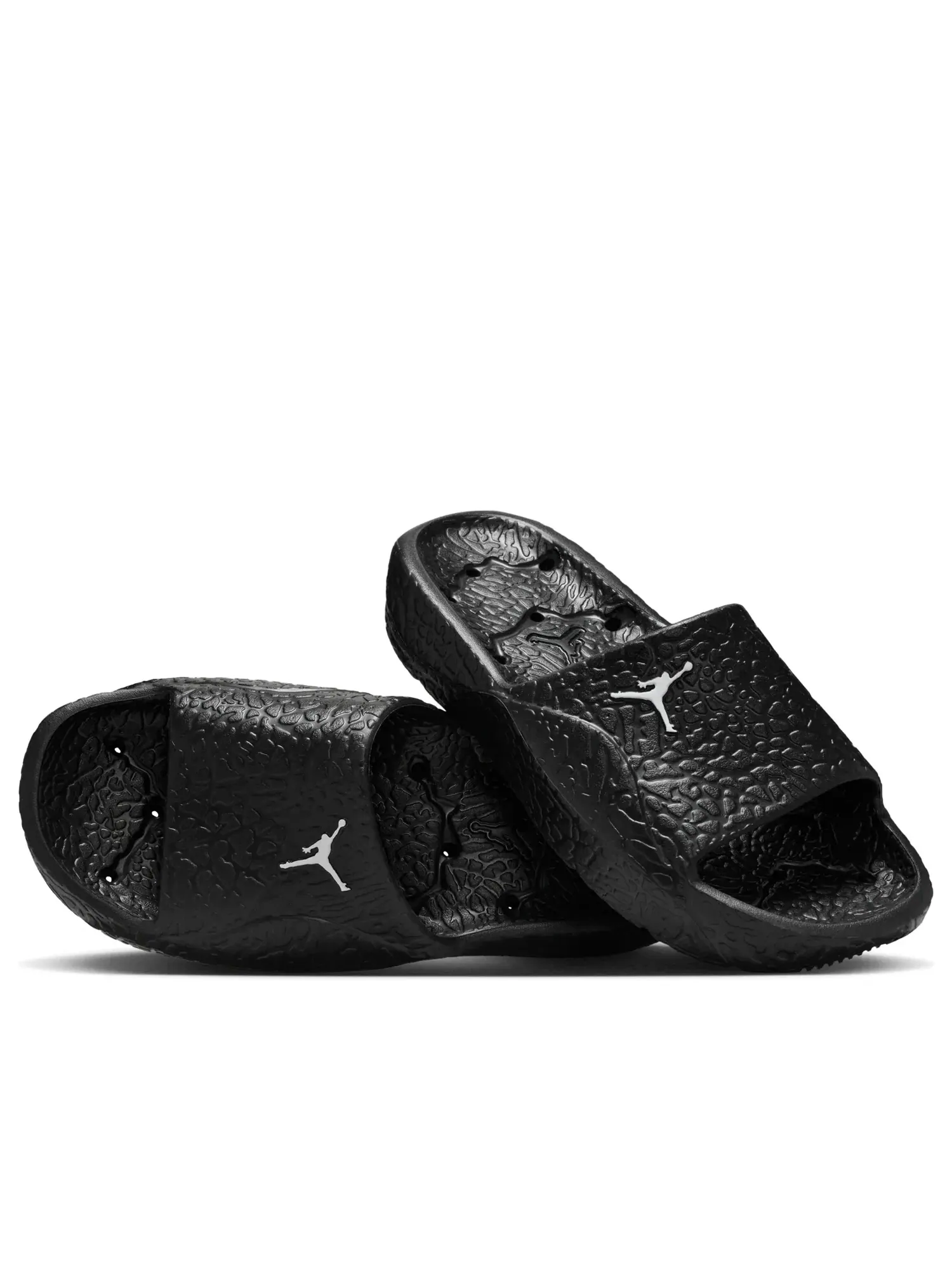 Мужские тапочки-слайды с синтетической кожей Jordan Franchise Slides — изображение 1 из 6, черный
