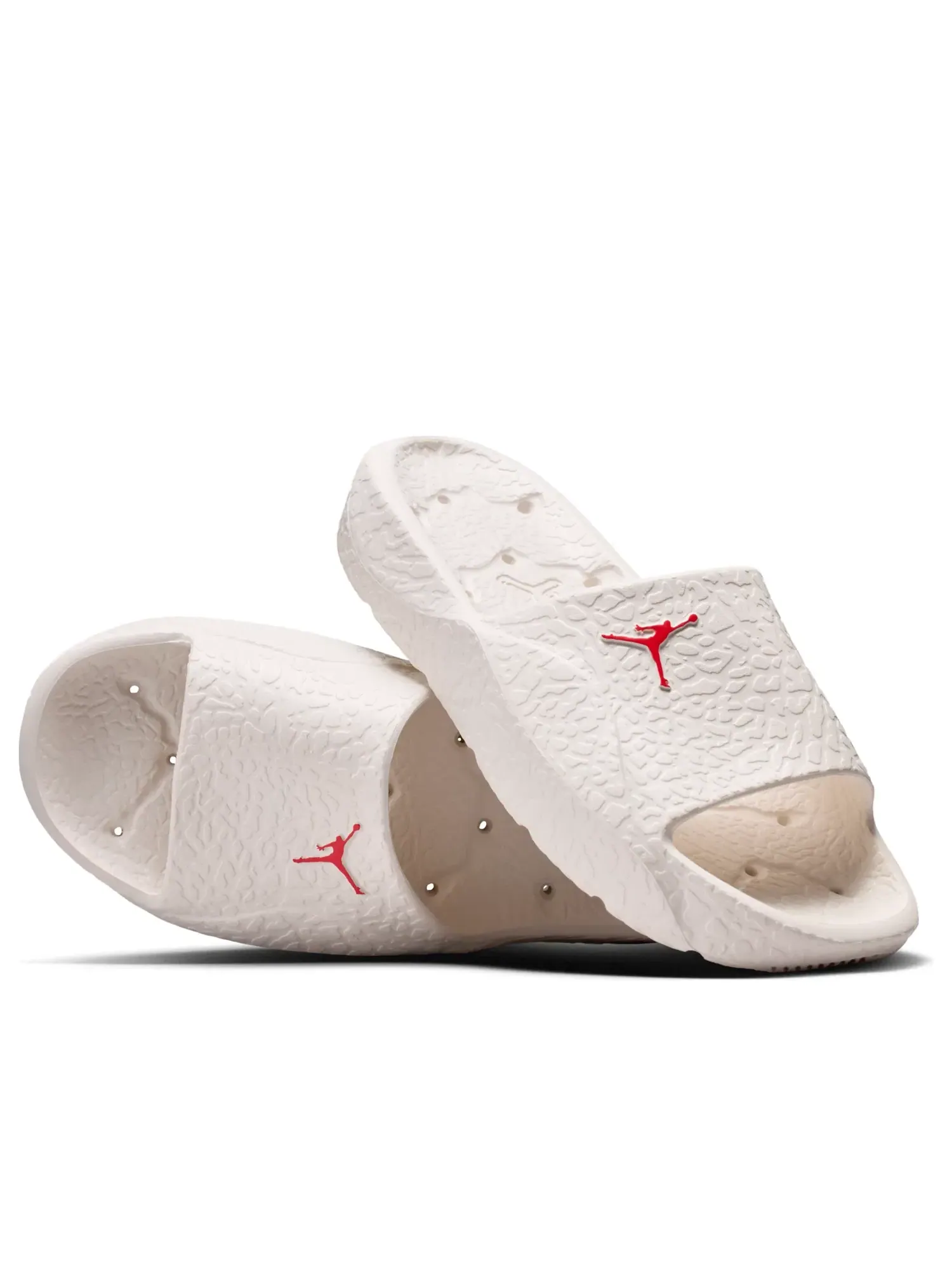 Мужские шлепанцы с закрытым носком Phantom Uninersity Red Jordan — изображение 2 из 5, белый