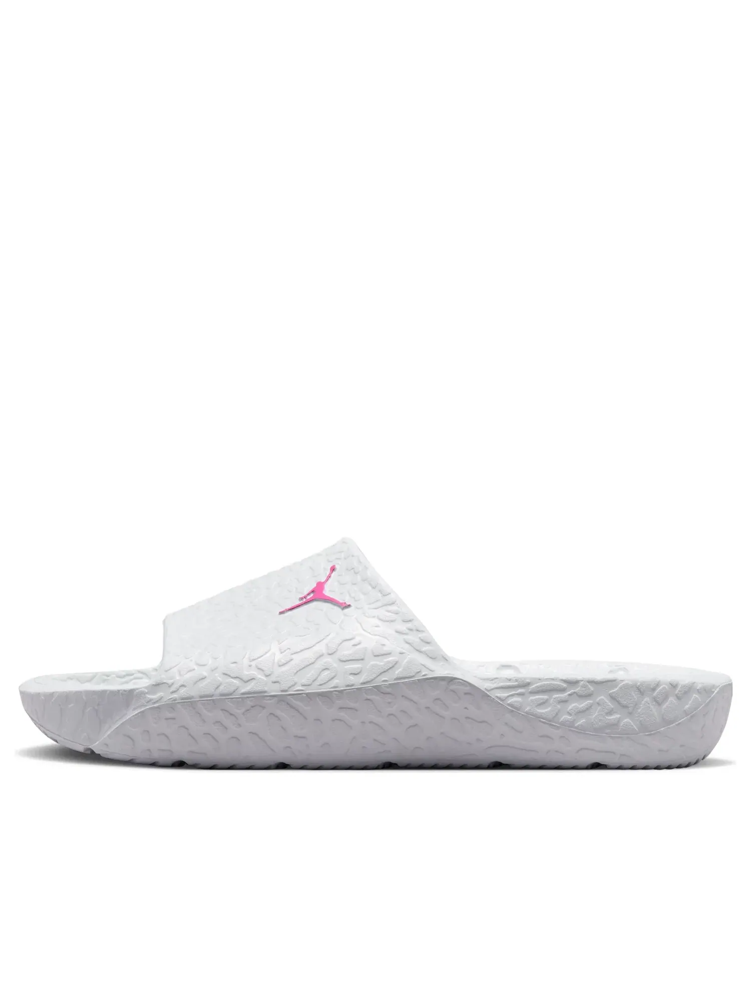 Мужские шлепанцы с закрытым носком Off White Fire Pink Jordan — изображение 1 из 5, белый