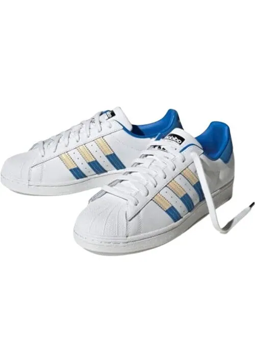 Кроссовки суперзвездные кроссовки Adidas — изображение 2 из 4, белый/песочный/яркий