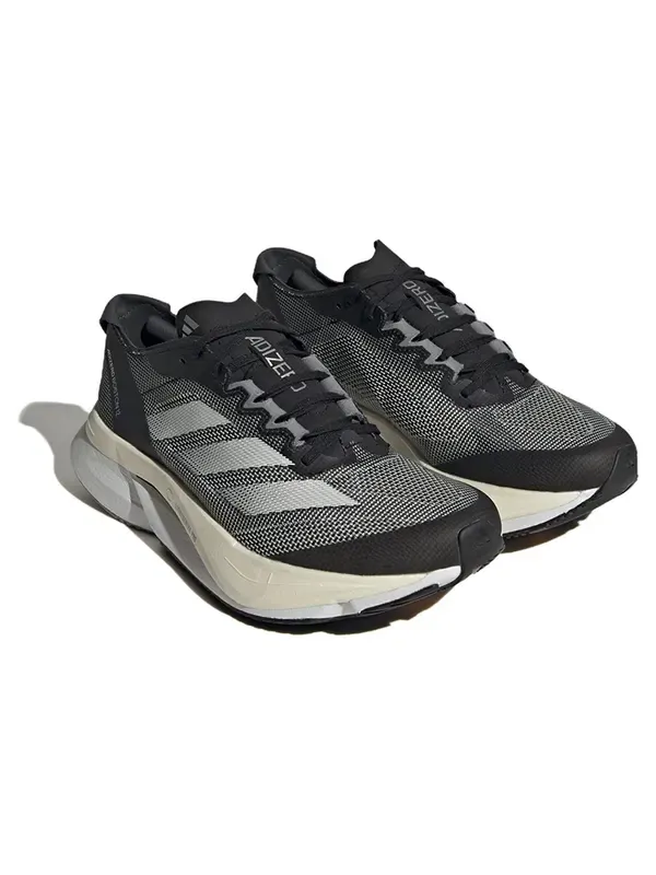Кроссовки adizero boston 12 Adidas — изображение 3 из 4, черный/белый