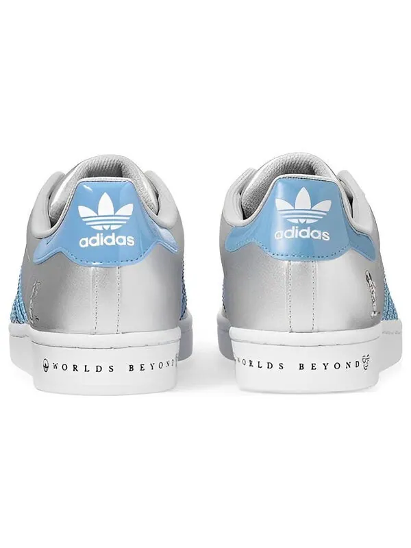 Кроссовки superstar x disney кроссовки Adidas — изображение 4 из 4, серебристый/синий