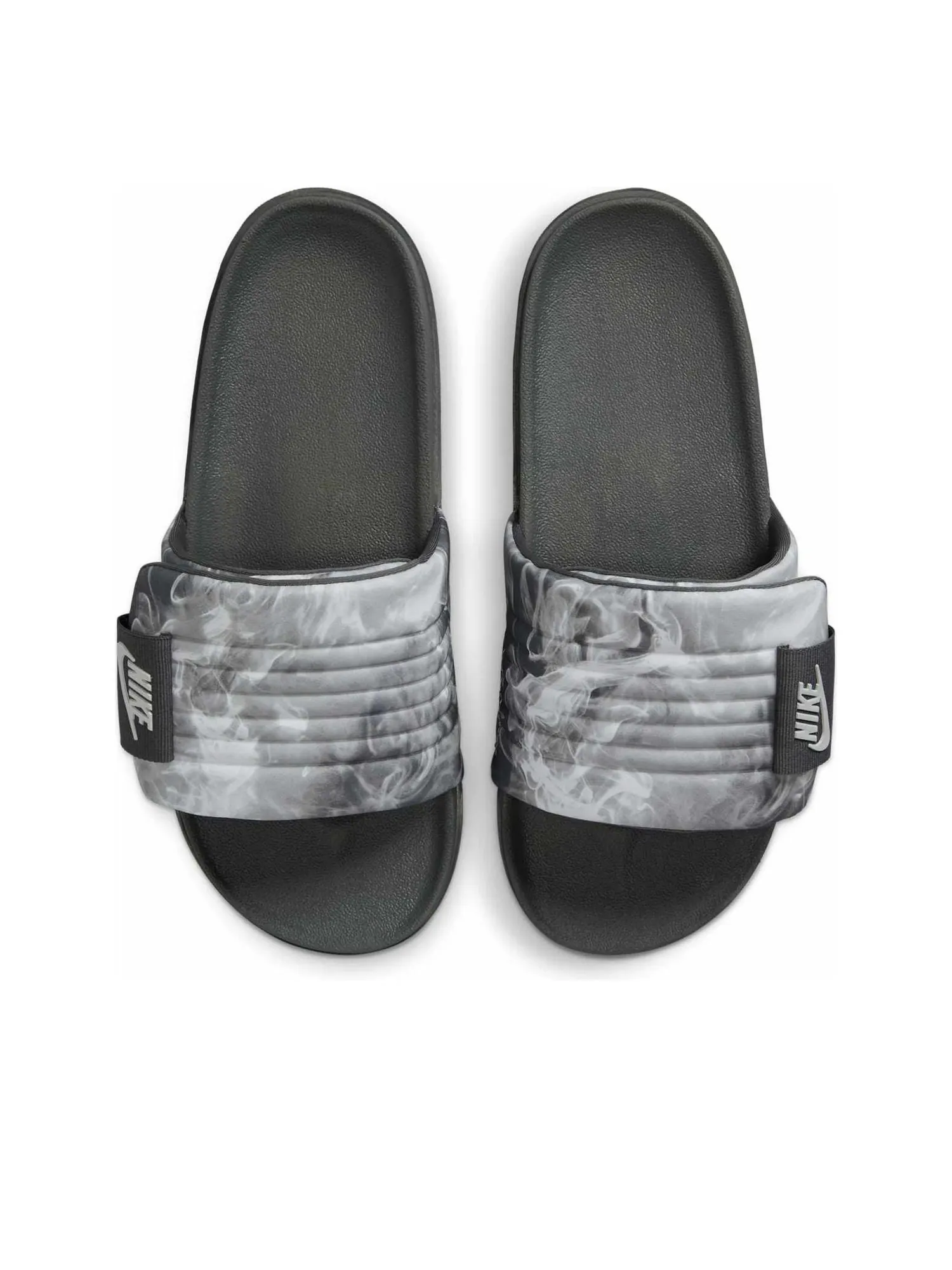 Шлепанцы Nike Offcourt Adjust Slides 'Dark Grey' — изображение 3 из 5, темный серый/серый