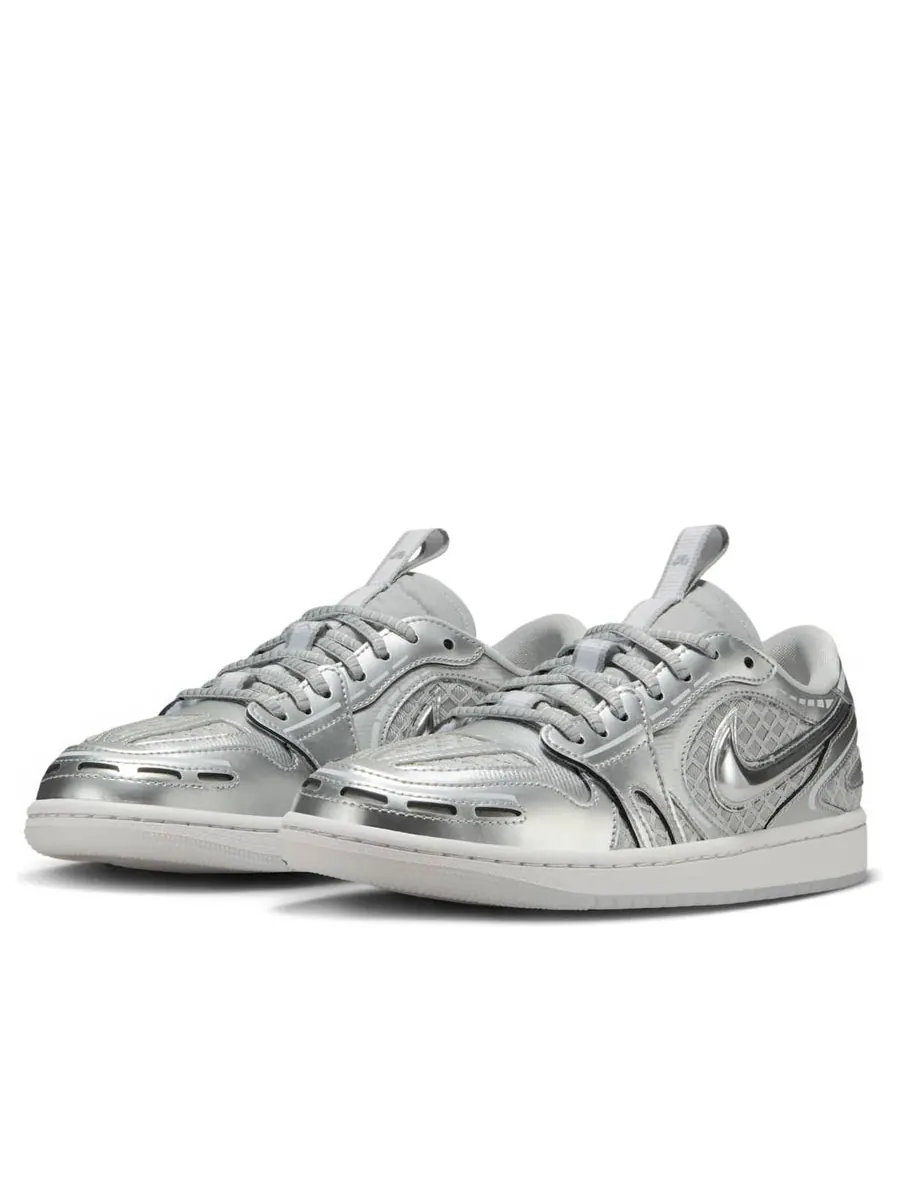 Кроссовки (WMNS) Air Jordan 1 Low Method of Make V3 'Neutral Grey Silver' — изображение 3 из 6, серый