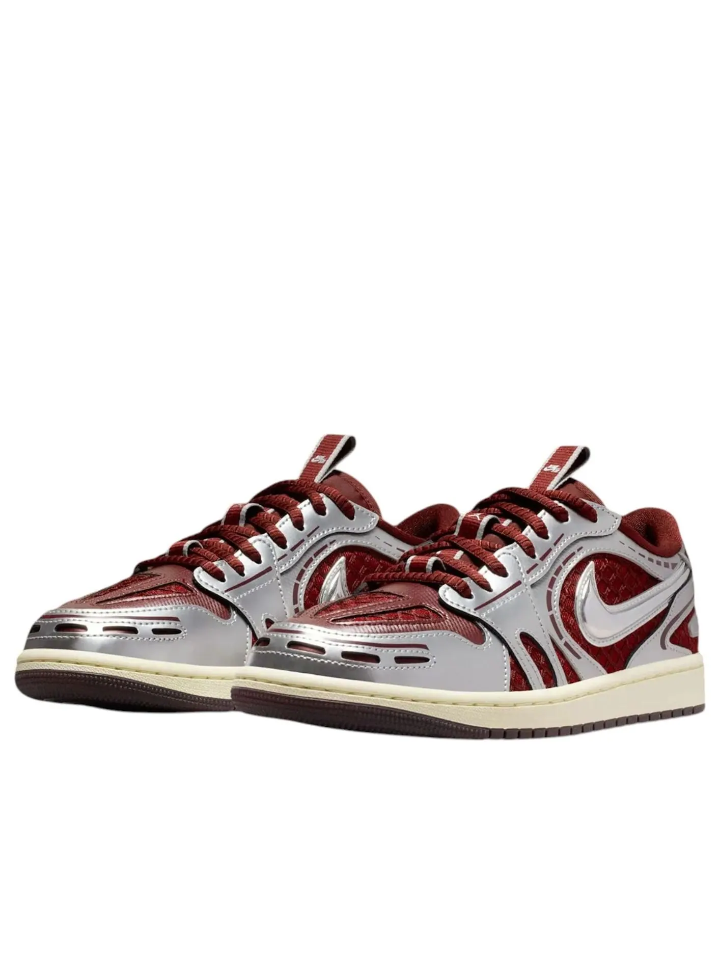 Кроссовки (WMNS) Air Jordan 1 Method Of Make v3 'Dark Team Red' — изображение 2 из 6, красный