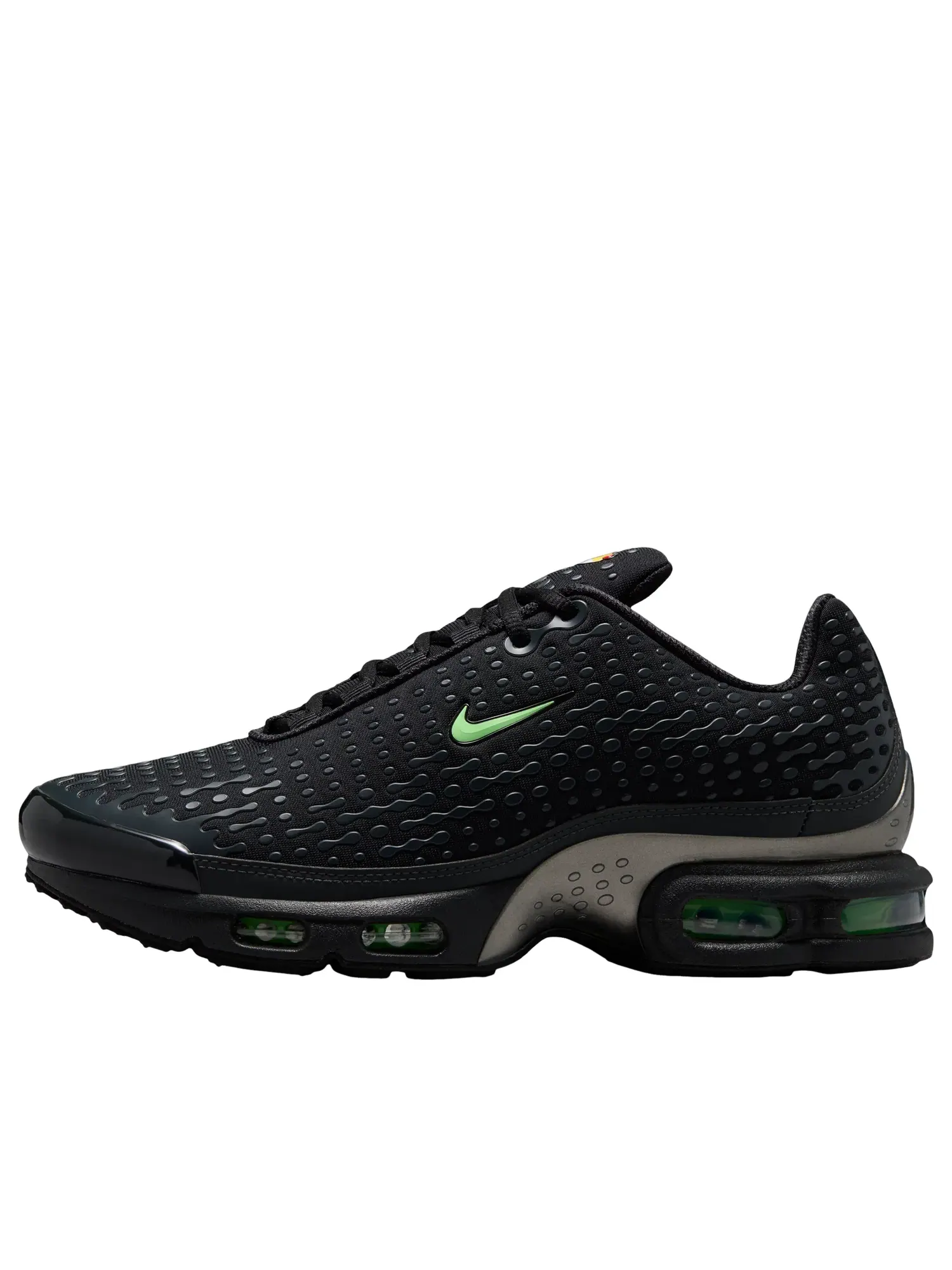 Мужские кроссовки с шнуровкой и сетчатым верхом Air Max Plus Nike — изображение 1 из 7, черный
