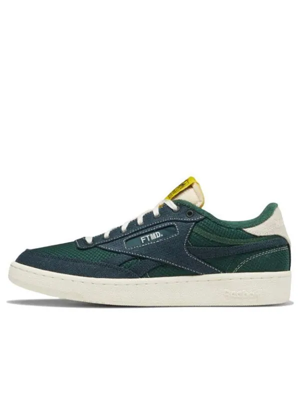 Кроссовки club c revenge vintage 'green' Reebok — изображение 1 из 4, зеленый/белый/желтый