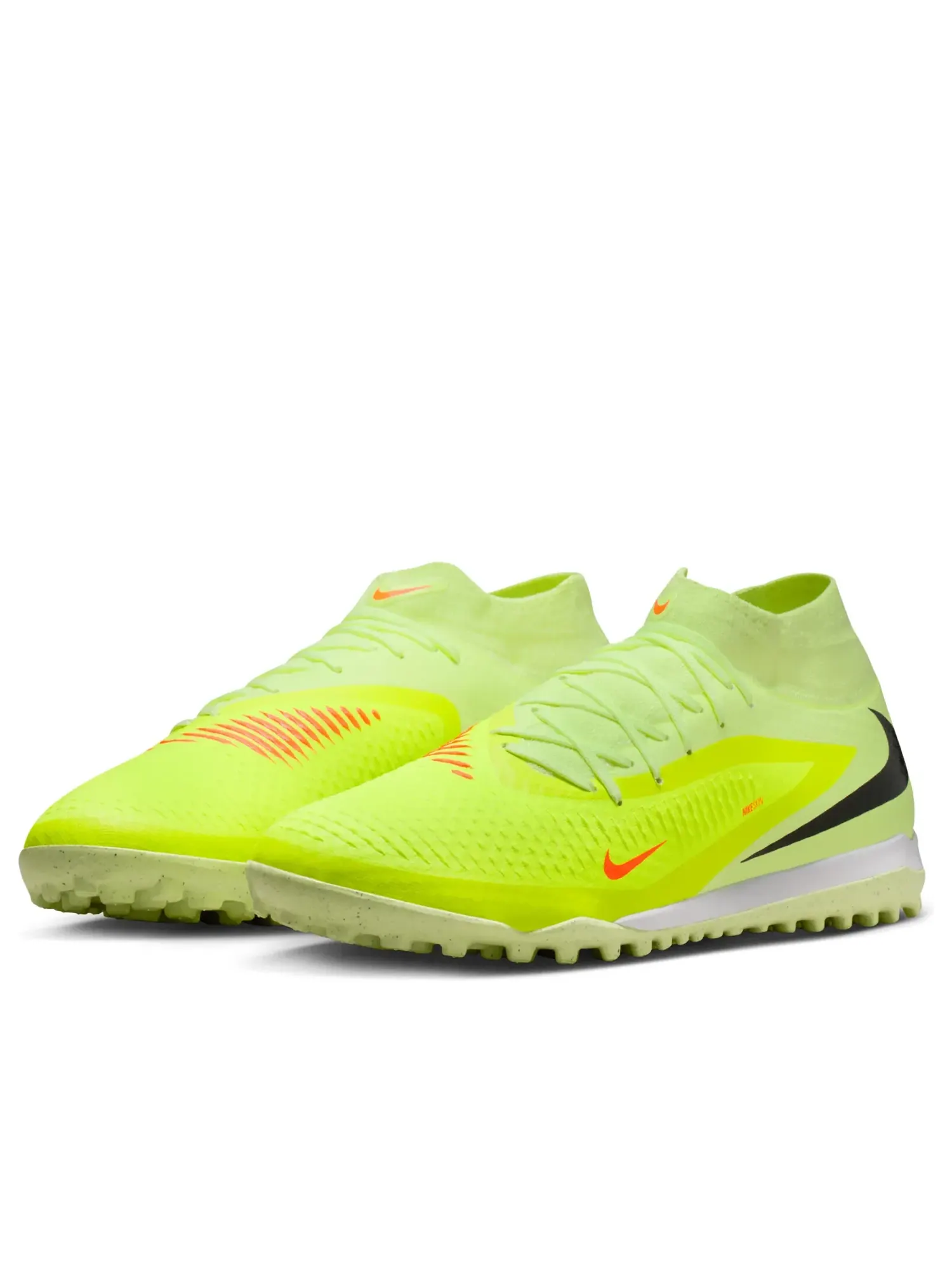 Кроссовки Nike Phantom 6 High Academy TF 'Hyper Crimson Limelight' — изображение 4 из 7, зеленый
