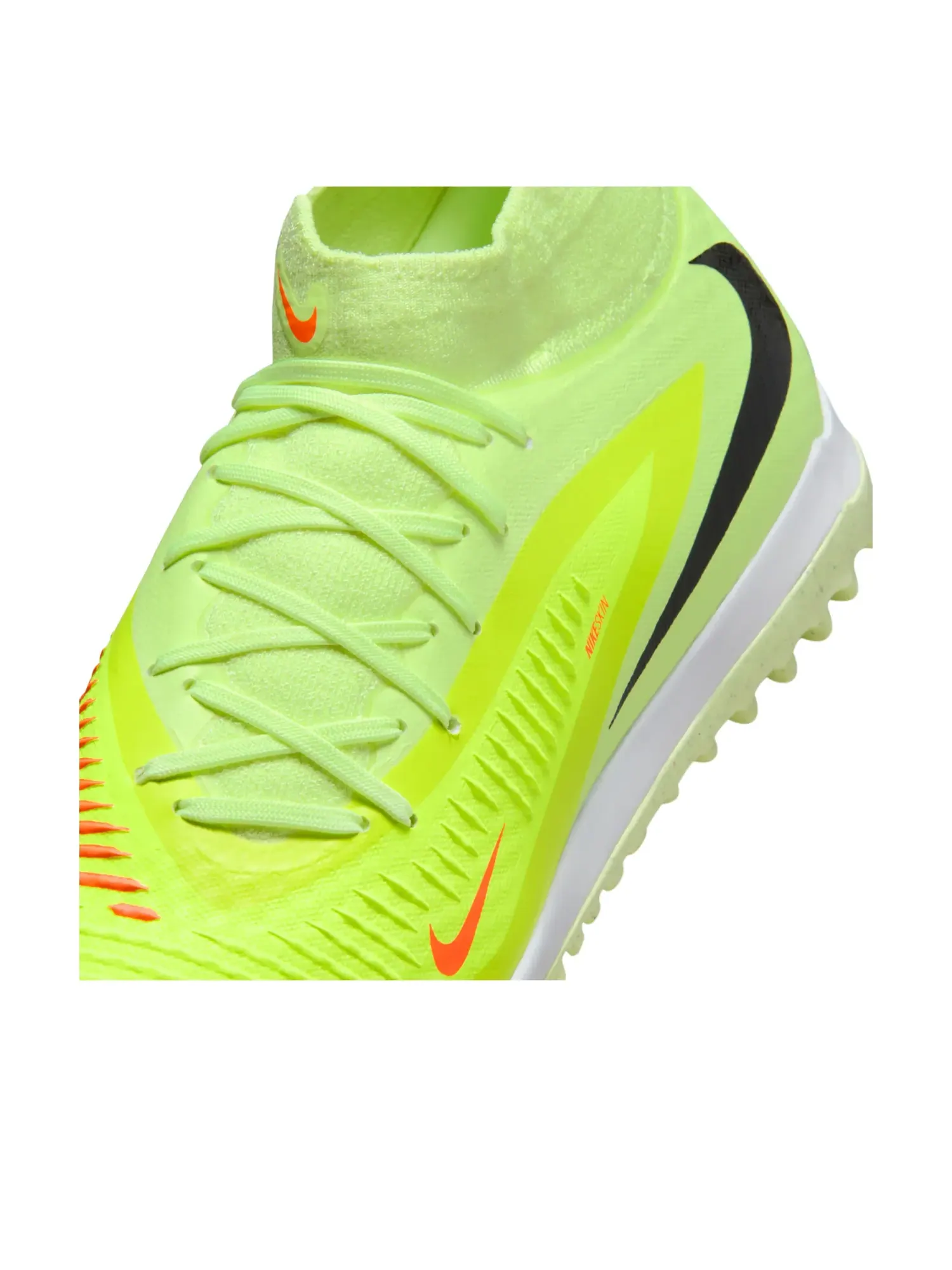 Кроссовки Nike Phantom 6 High Academy TF 'Hyper Crimson Limelight' — изображение 5 из 7, зеленый