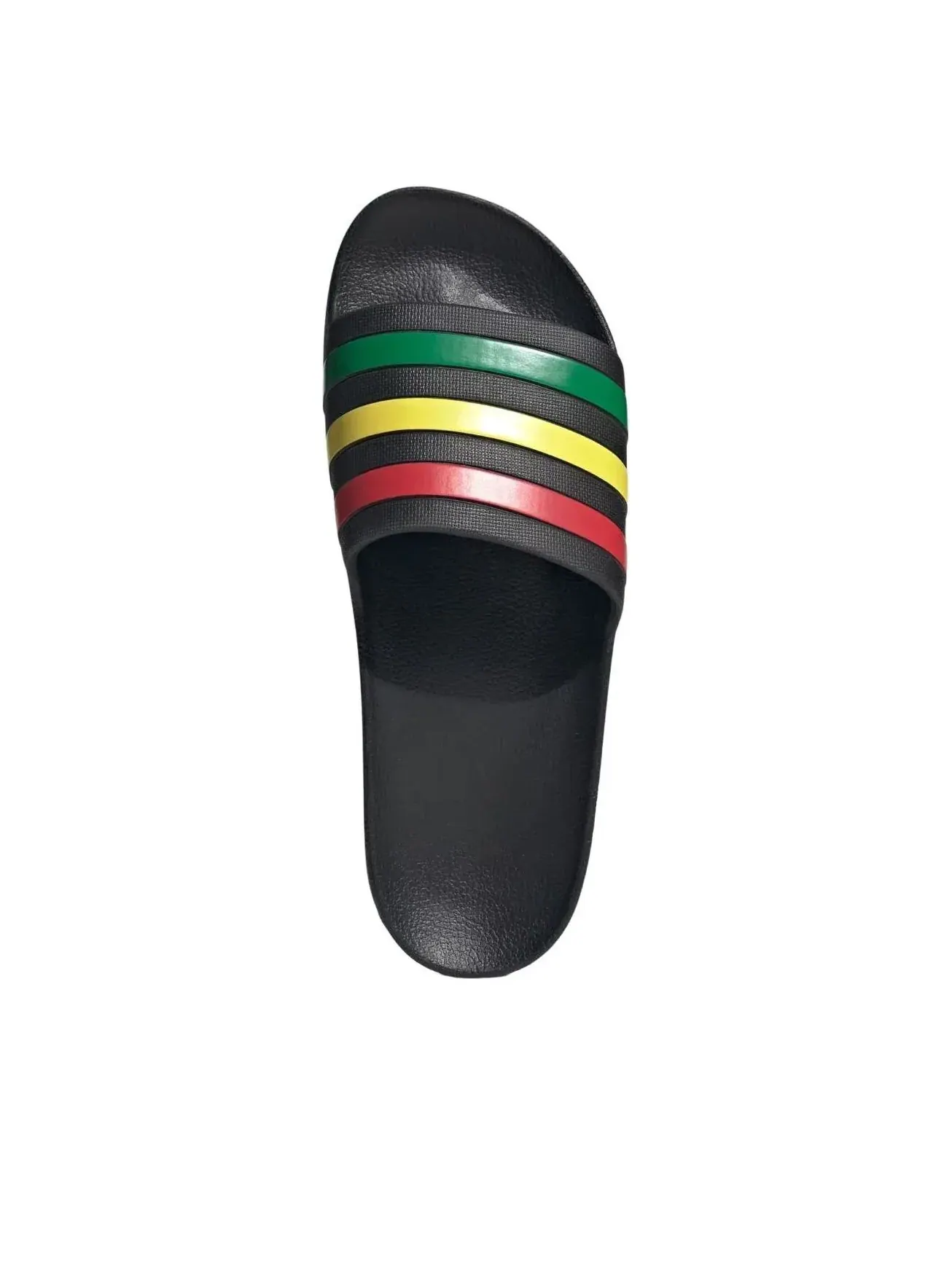 Шлепанцы Adidas Adilette Aqua Slides 'Core Black Green Ruby' — изображение 2 из 5, черный