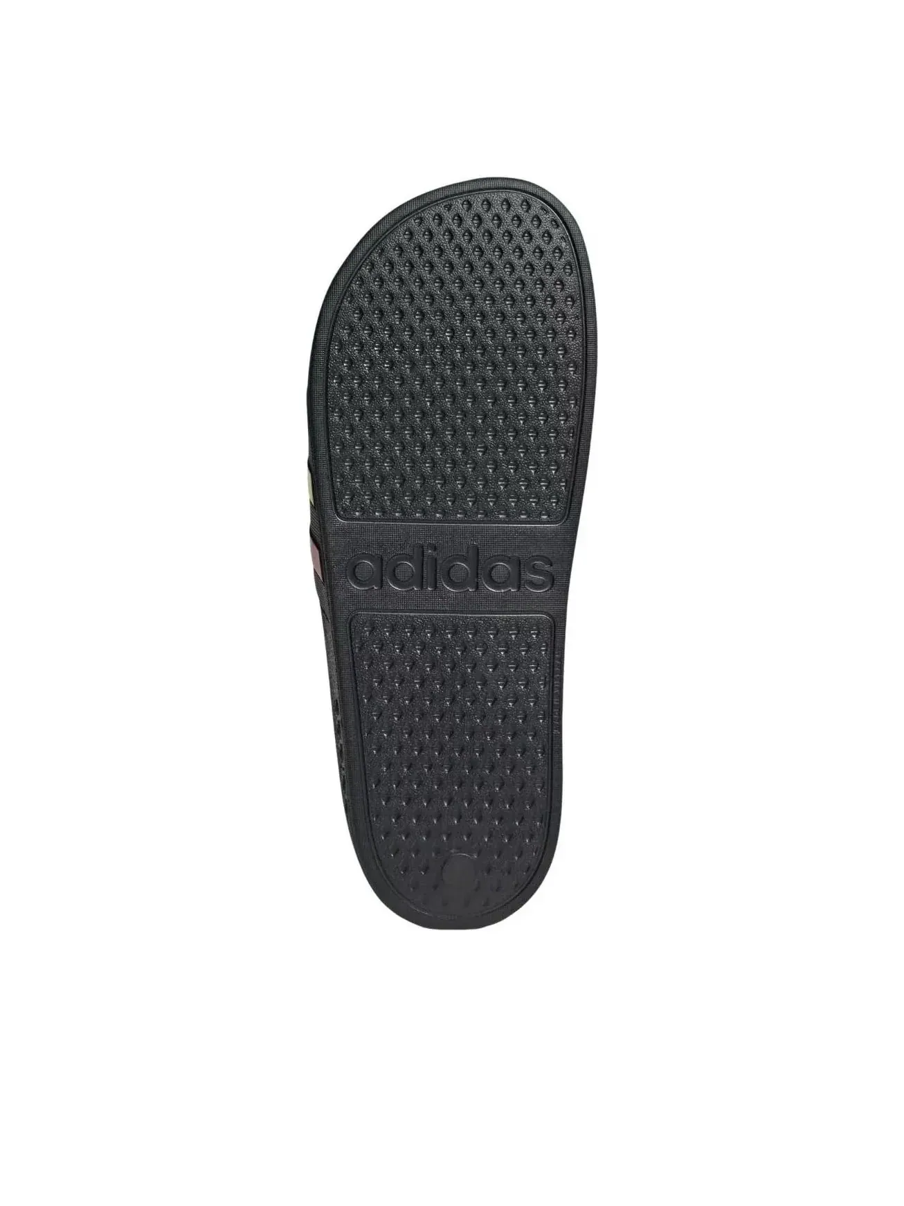 Шлепанцы Adidas Adilette Aqua Slides 'Core Black Green Ruby' — изображение 3 из 5, черный