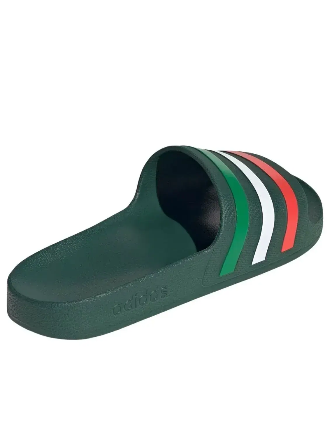 Шлепанцы Adidas Adilette Aqua Slides 'Team Dark Green Bright Red' — изображение 5 из 5, зеленый