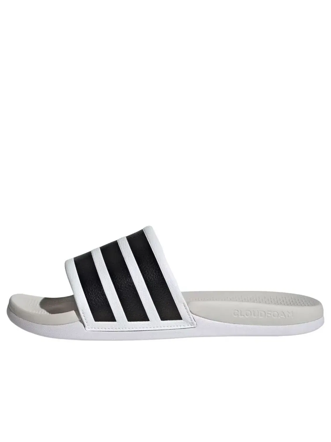 Шлепанцы Adidas Adilette Comfort 2.0 'White Black' HQ2466 — изображение 1 из 5, белый
