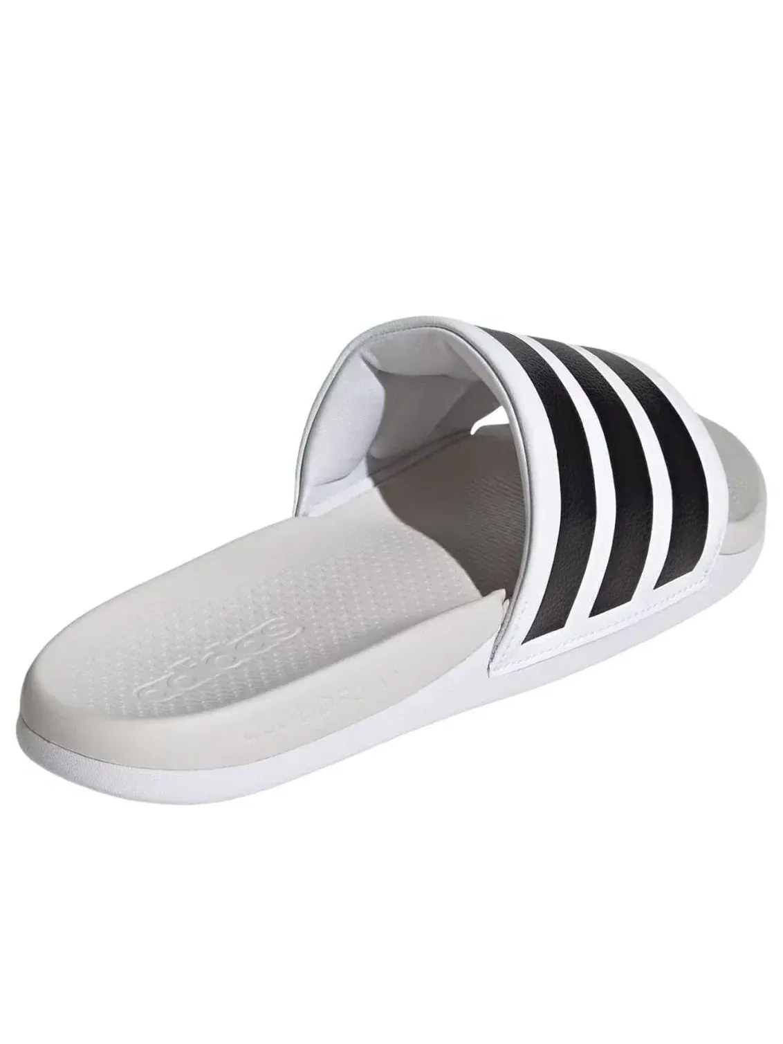 Шлепанцы Adidas Adilette Comfort 2.0 'White Black' HQ2466 — изображение 5 из 5, белый