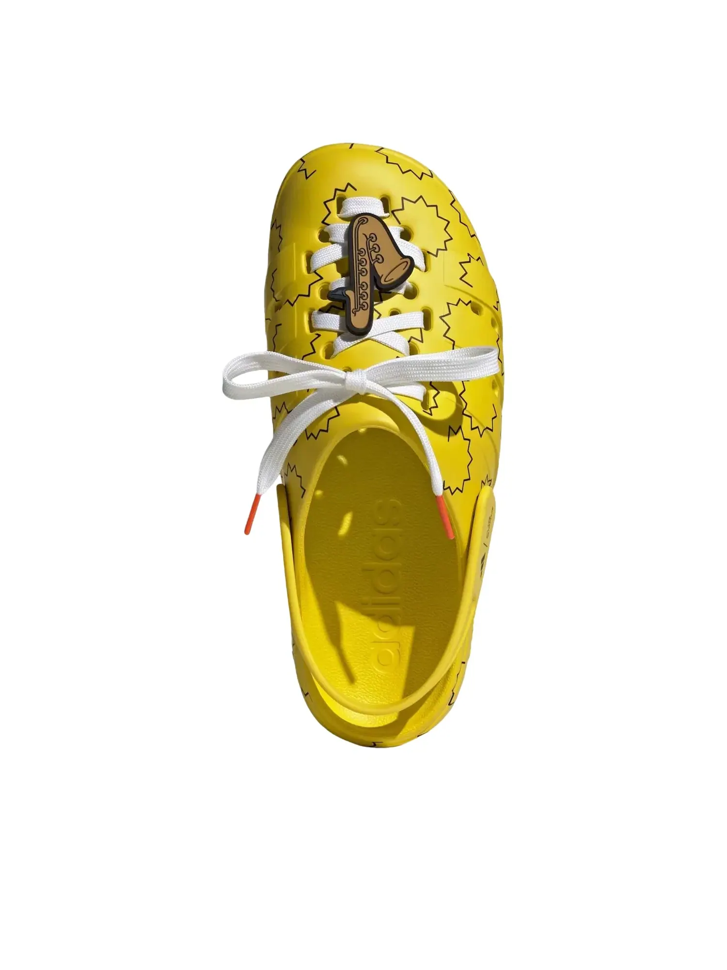 Мужские шлепанцы с принтом из коллекции Adidas x The Simpsons Adilette — изображение 2 из 4, желтый