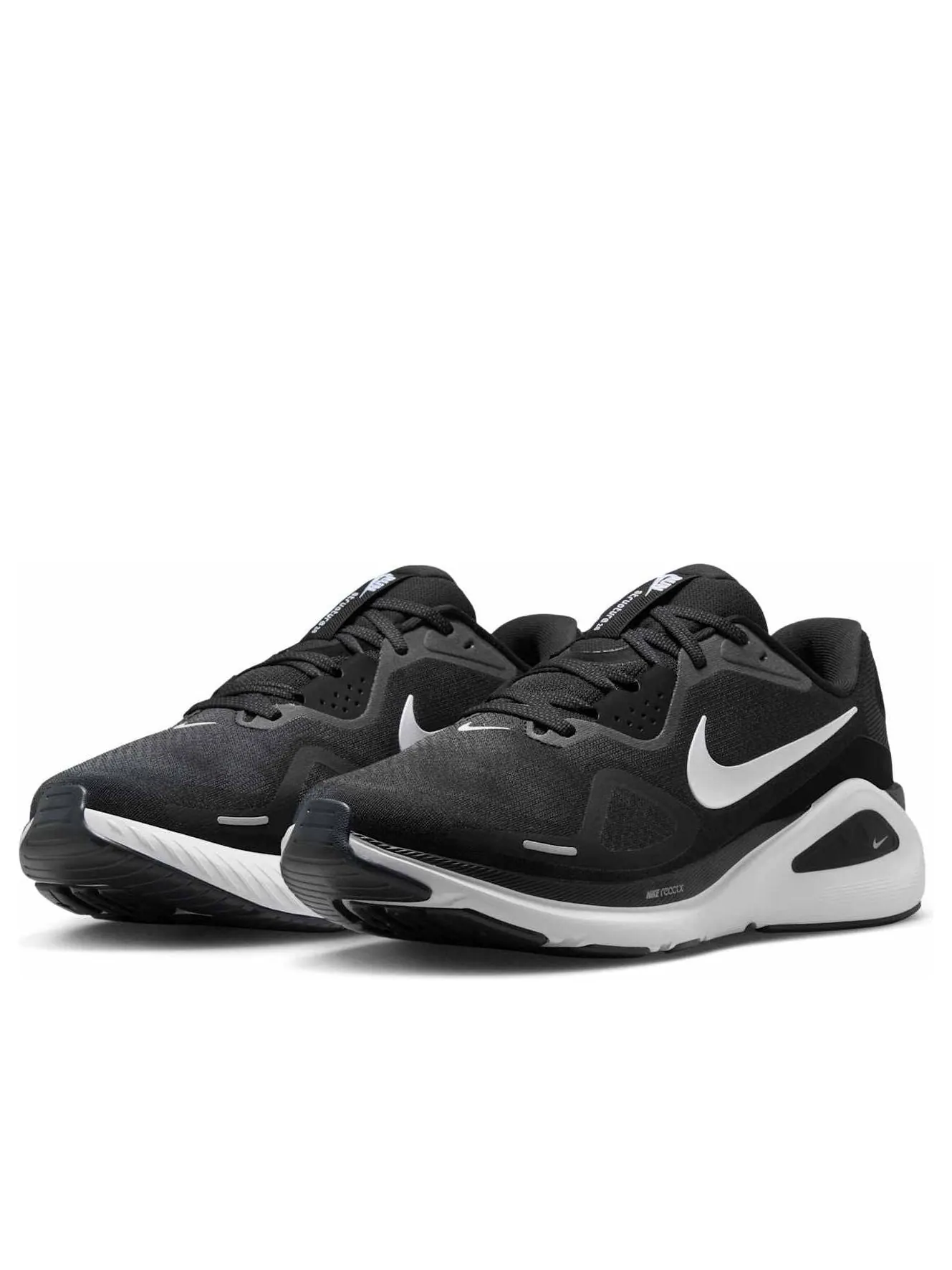 Кроссовки Nike Structure 26 Extra Wide 'Black Wolf Grey' — изображение 4 из 6, черный
