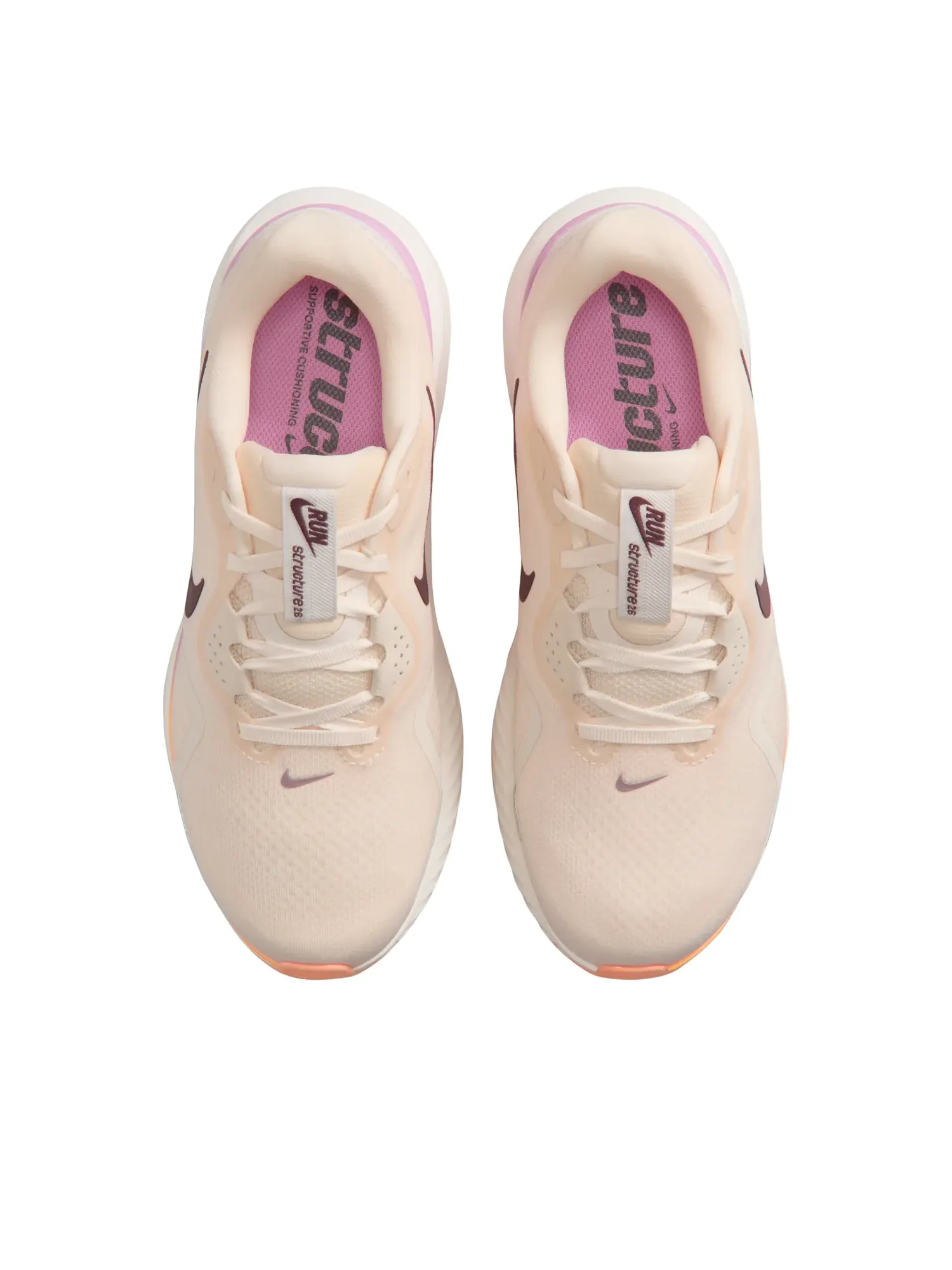 Кроссовки (WMNS) Nike Structure 26 'Chalk Light Magenta' — изображение 2 из 6, оранжевый