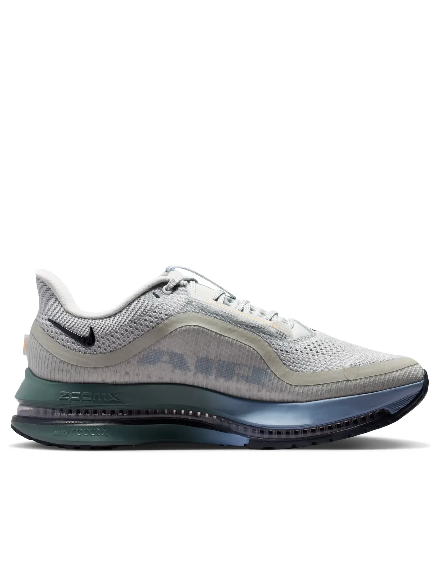 Мужские кроссовки с шнуровкой Nike Air Zoom Pegasus Premium Grey Mist Slate Work Blue — изображение 6 из 6, серый