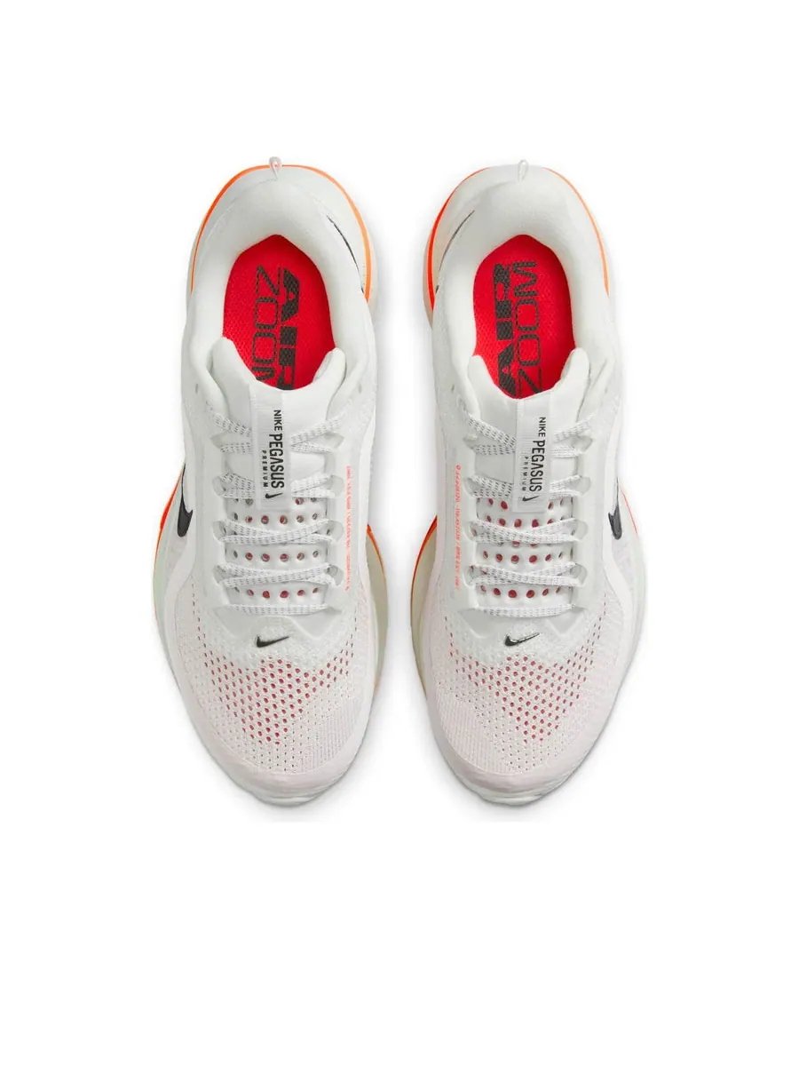 Кроссовки (WMNS) Nike Air Zoom Pegasus Premium 'Summit White Bright Crimson' — изображение 4 из 6, белый