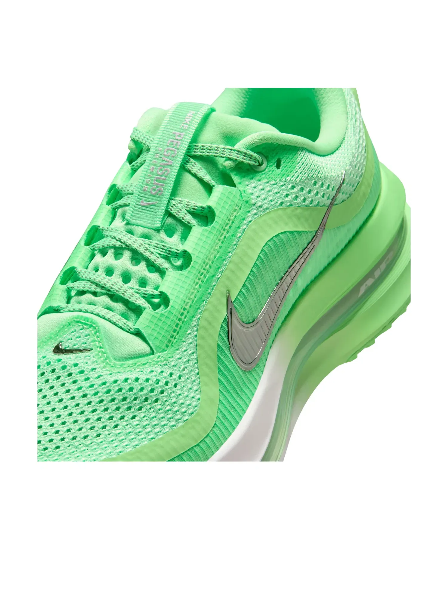 Женские кроссовки с шнуровкой Air Zoom Pegasus Nike — изображение 5 из 6, зеленый