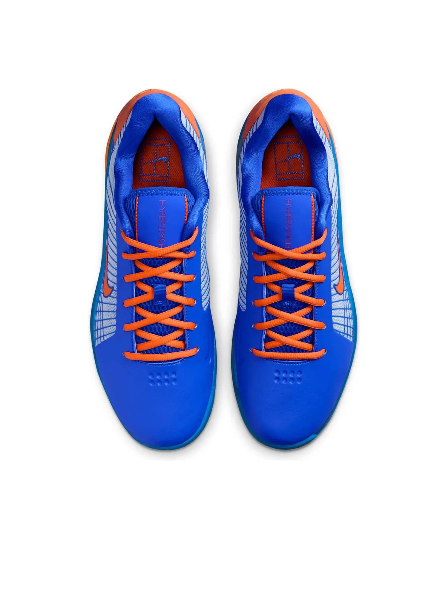 Кроссовки Nike Vapor 12 Hypersmash 'Racer Blue Safety Orange' — изображение 2 из 6, синий
