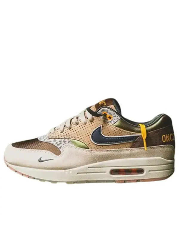 Кроссовки air max 1 '87 premium 'university of oregon pe 2024' Nike — изображение 1 из 1, бежевый/зеленый-кремовый