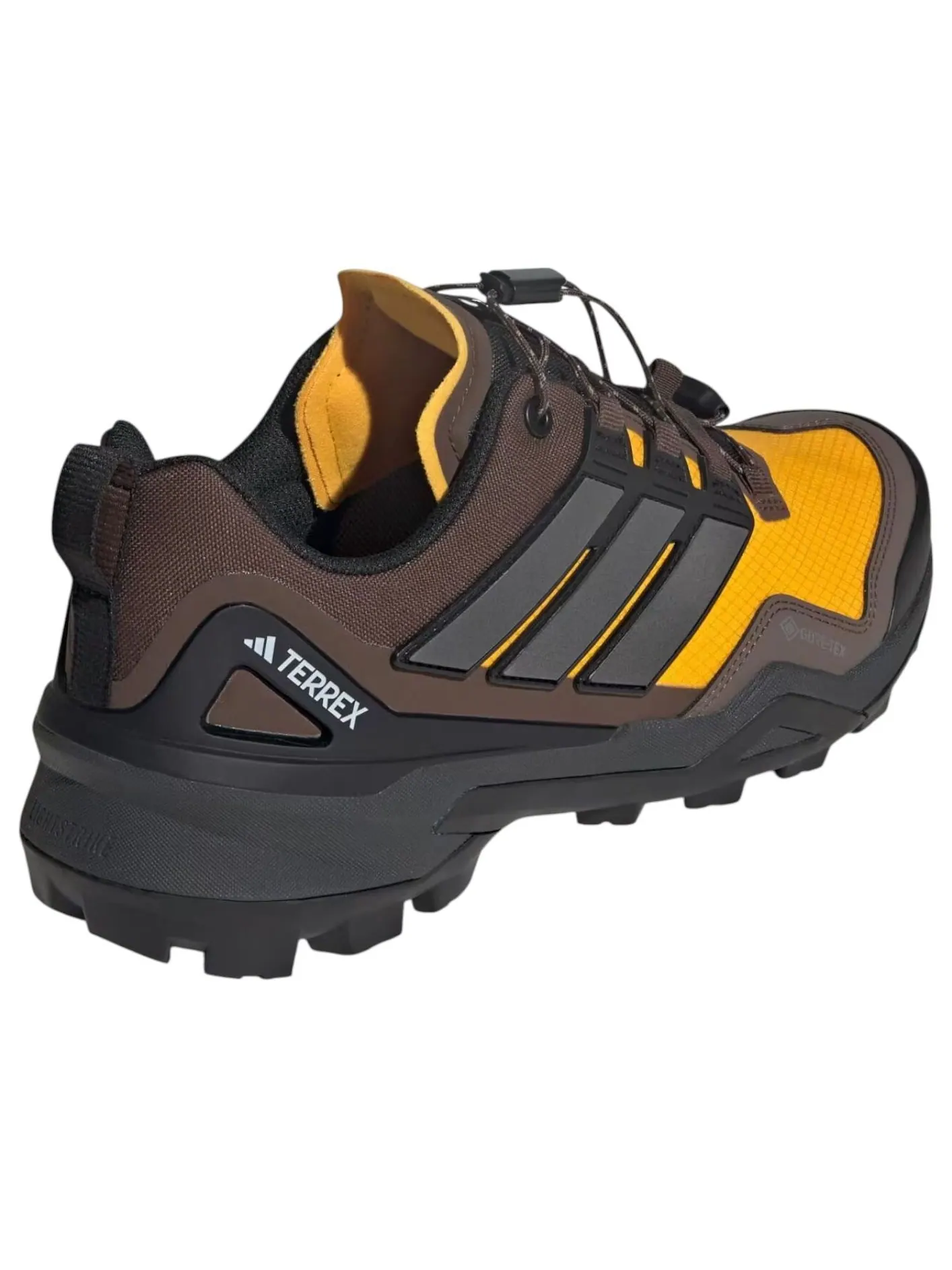 Adidas Terrex Skychaser GORE-TEX 'Crew Yellow Core Black Gray Three' — изображение 3 из 6, желтый/черный/серый