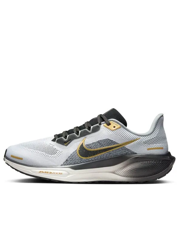 Кроссовки air zoom pegasus 41 prm 'white black gold' Nike — изображение 1 из 4, белый/черный/золотистый