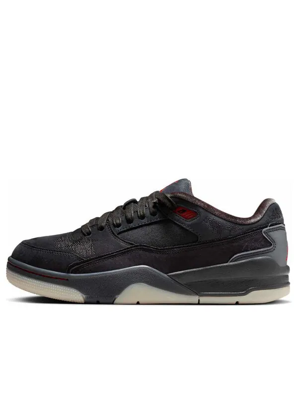 Кроссовки x who decides war flight court 'tela' Air Jordan — изображение 1 из 4, черный/красный/черный