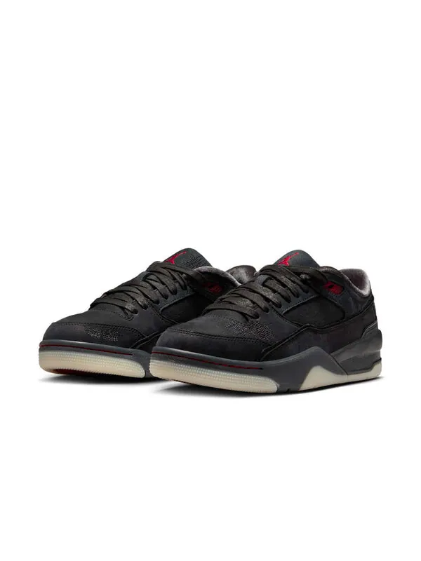 Кроссовки x who decides war flight court 'tela' Air Jordan — изображение 3 из 4, черный/красный/черный
