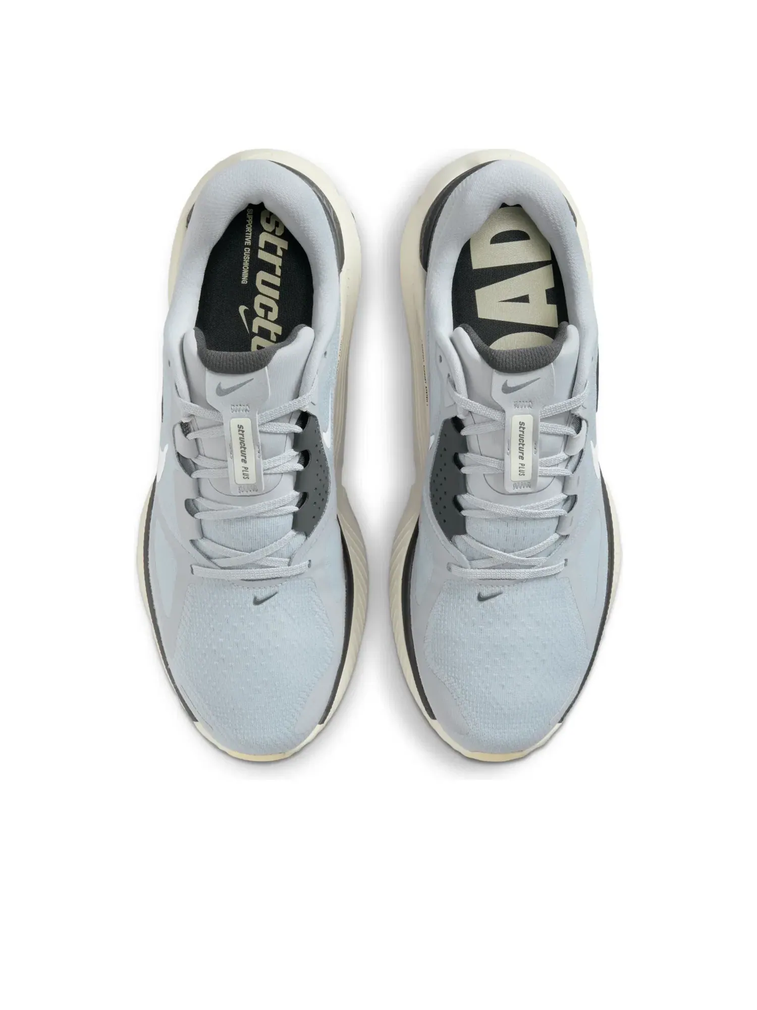 Кроссовки Nike Structure Plus 'Wolf Grey Anthracite Sail' HQ3048-002 — изображение 2 из 6, серый