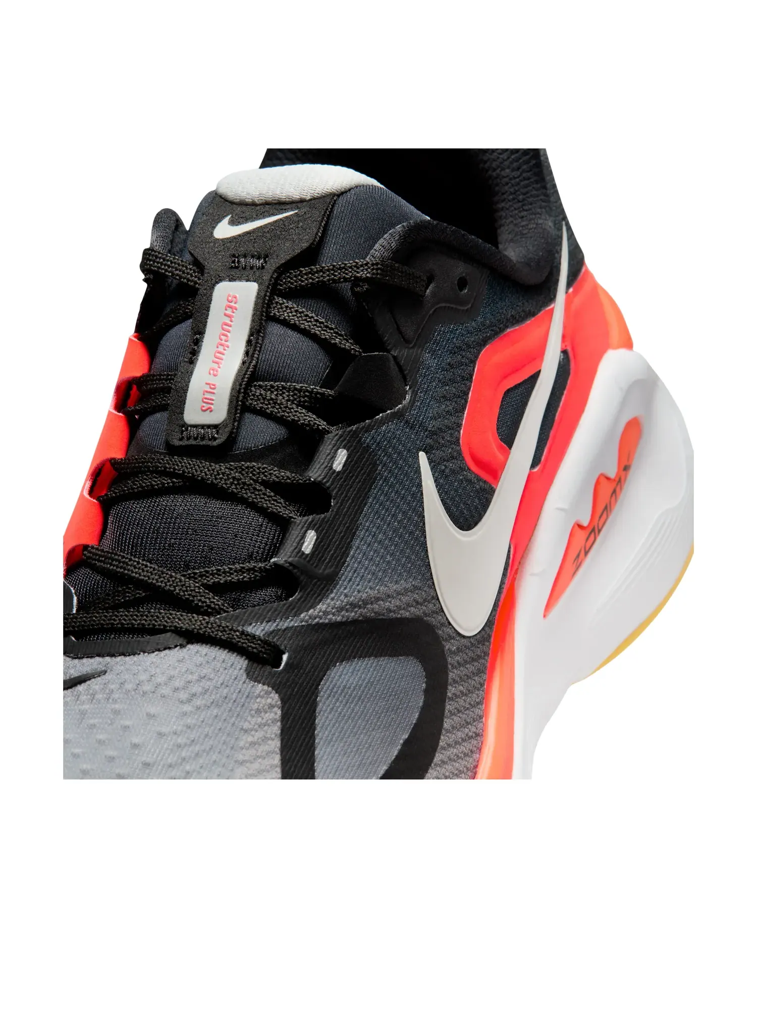 Кроссовки Nike Structure Plus 'Black Bright Crimson' — изображение 5 из 6, черный