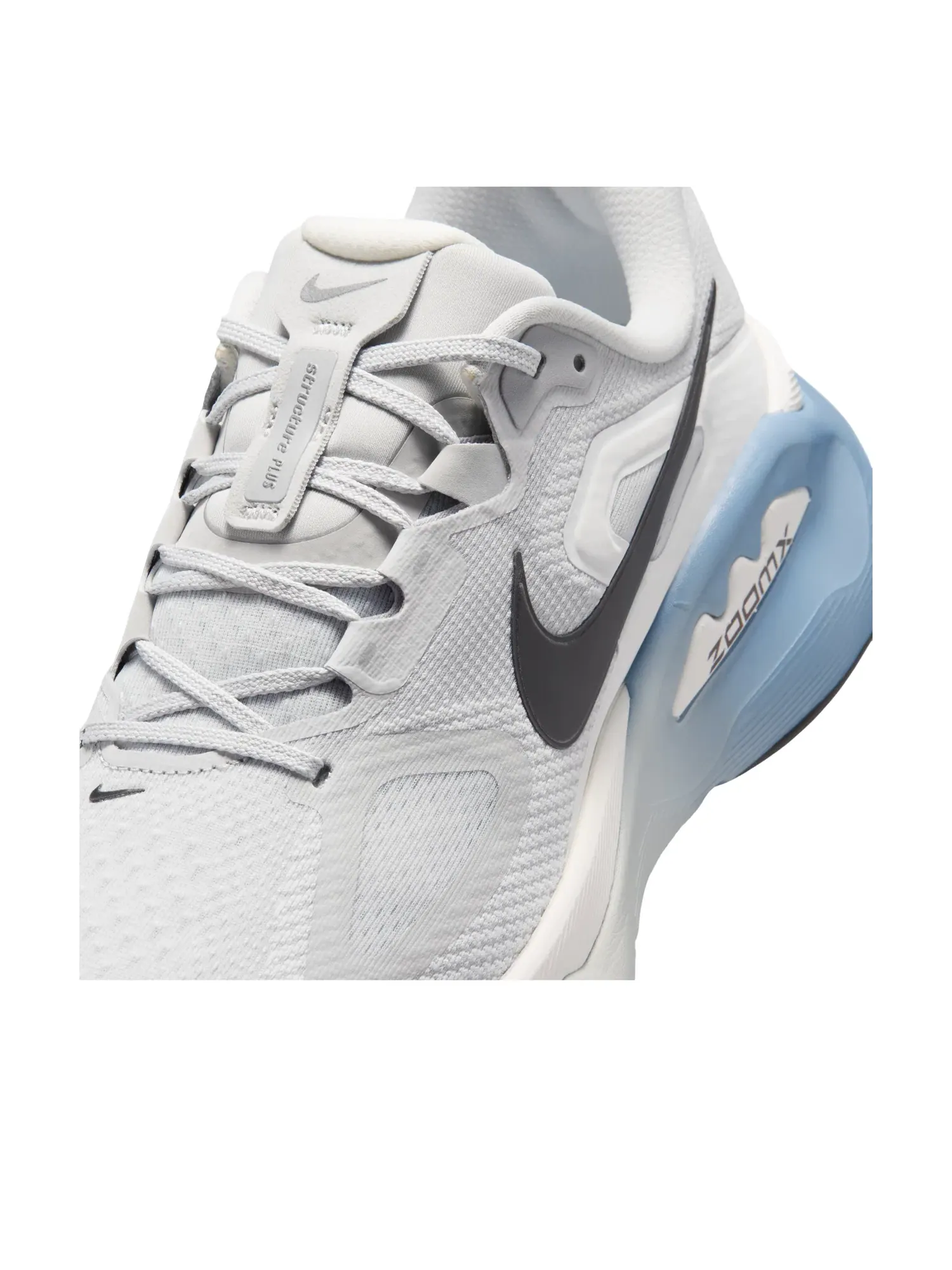 Мужские кроссовки для бега с шнуровкой Nike Structure Grey Fog Summit White — изображение 5 из 6, серый