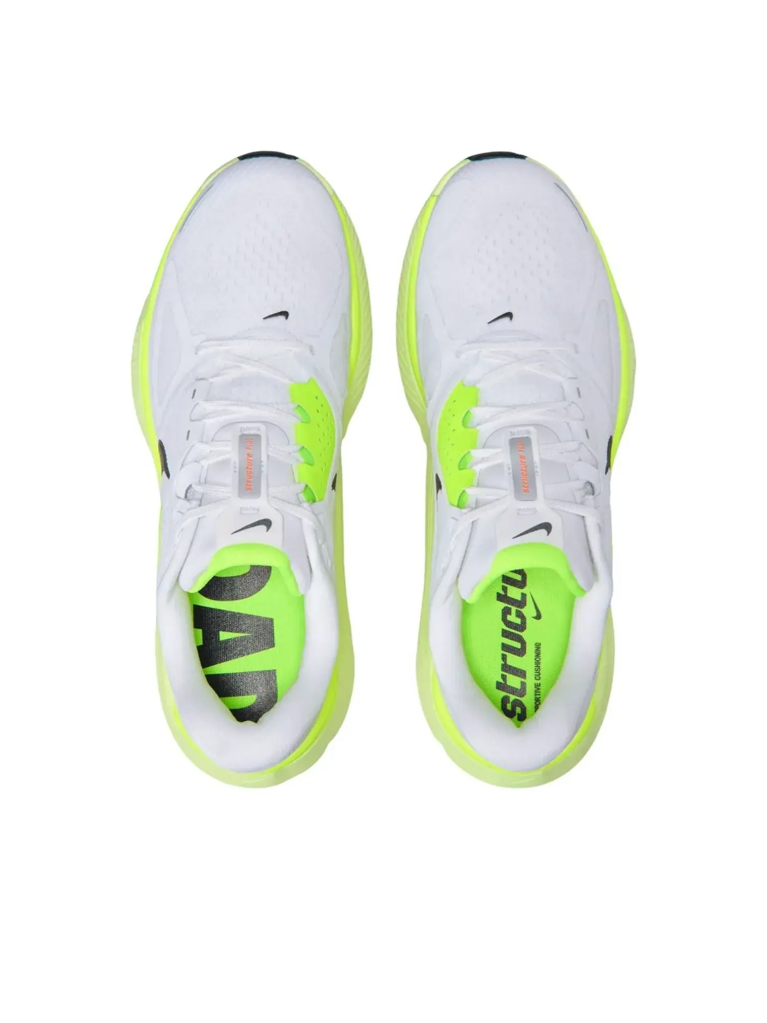 Кроссовки Nike Structure Plus 'White Black Volt' — изображение 3 из 6, белый