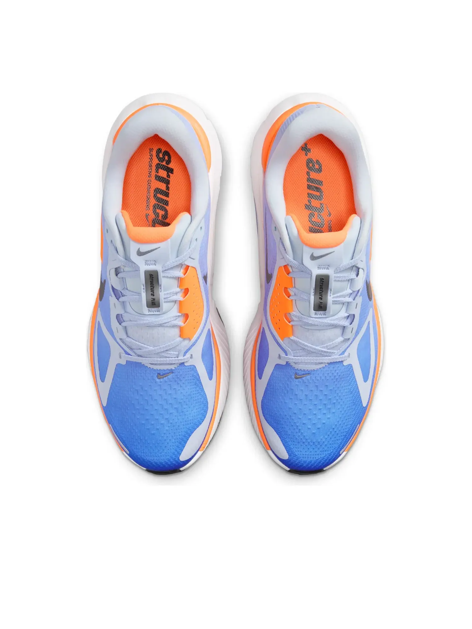 Кроссовки Nike Structure Plus 'Hydrogen Blue Total Orange' — изображение 2 из 6, синий