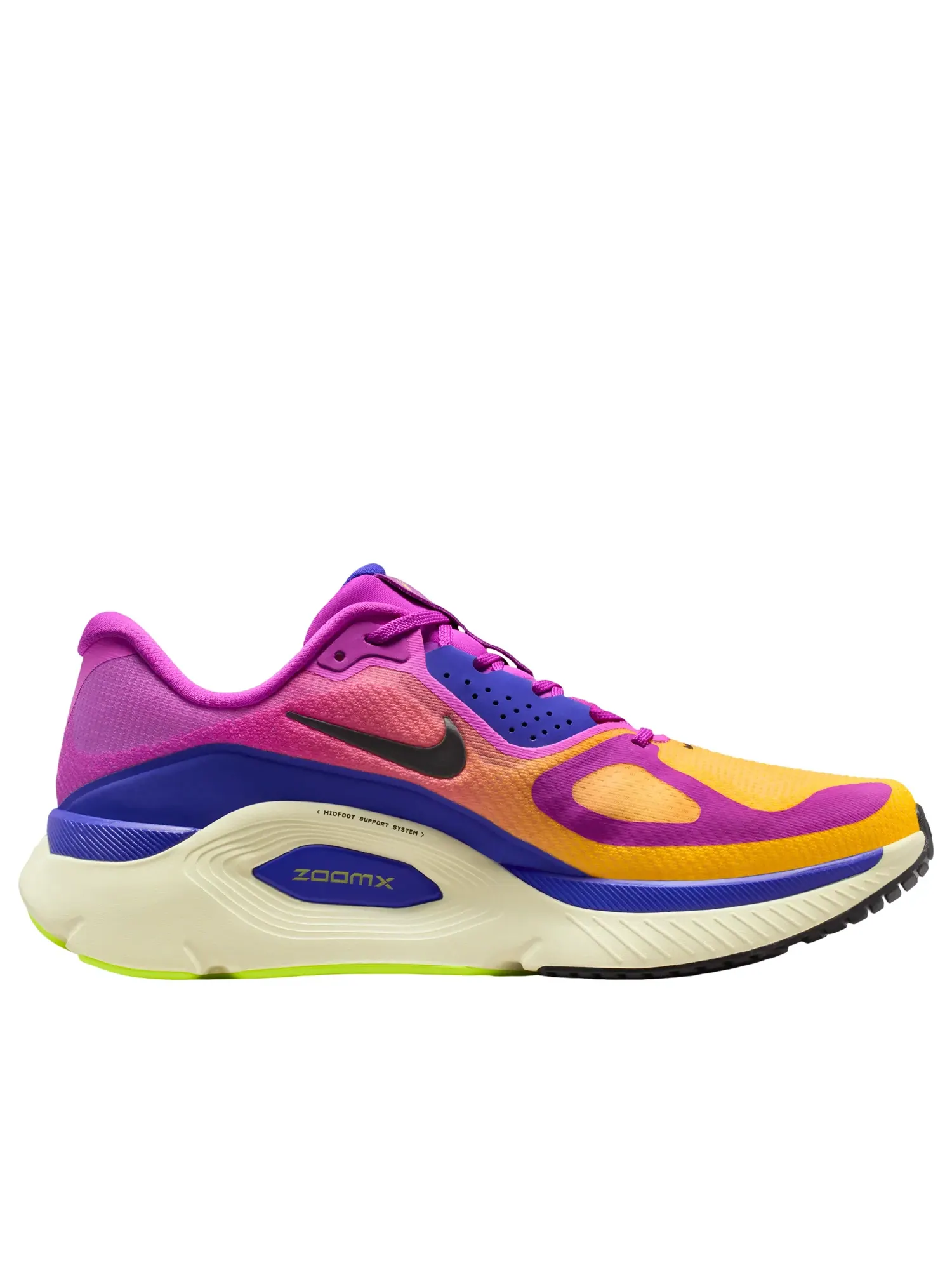 Кроссовки Nike Structure Plus 'Hyper Violet Citron Pulse' — изображение 4 из 5, фиолетовый