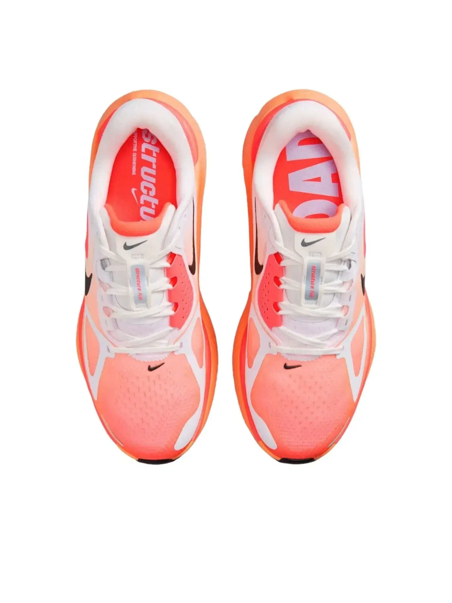 Кроссовки (WMNS) Nike Structure Plus 'White Hot Lava Orange Pulse' — изображение 2 из 6, оранжевый