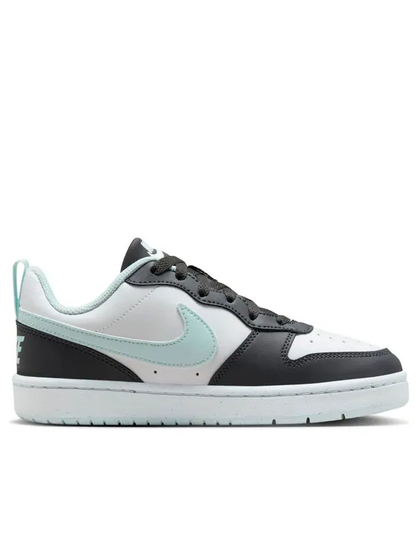 Кроссовки court borough low recraft 'white black mint' Nike — изображение 2 из 4, белый/черный