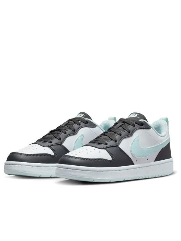 Кроссовки court borough low recraft 'white black mint' Nike — изображение 3 из 4, белый/черный