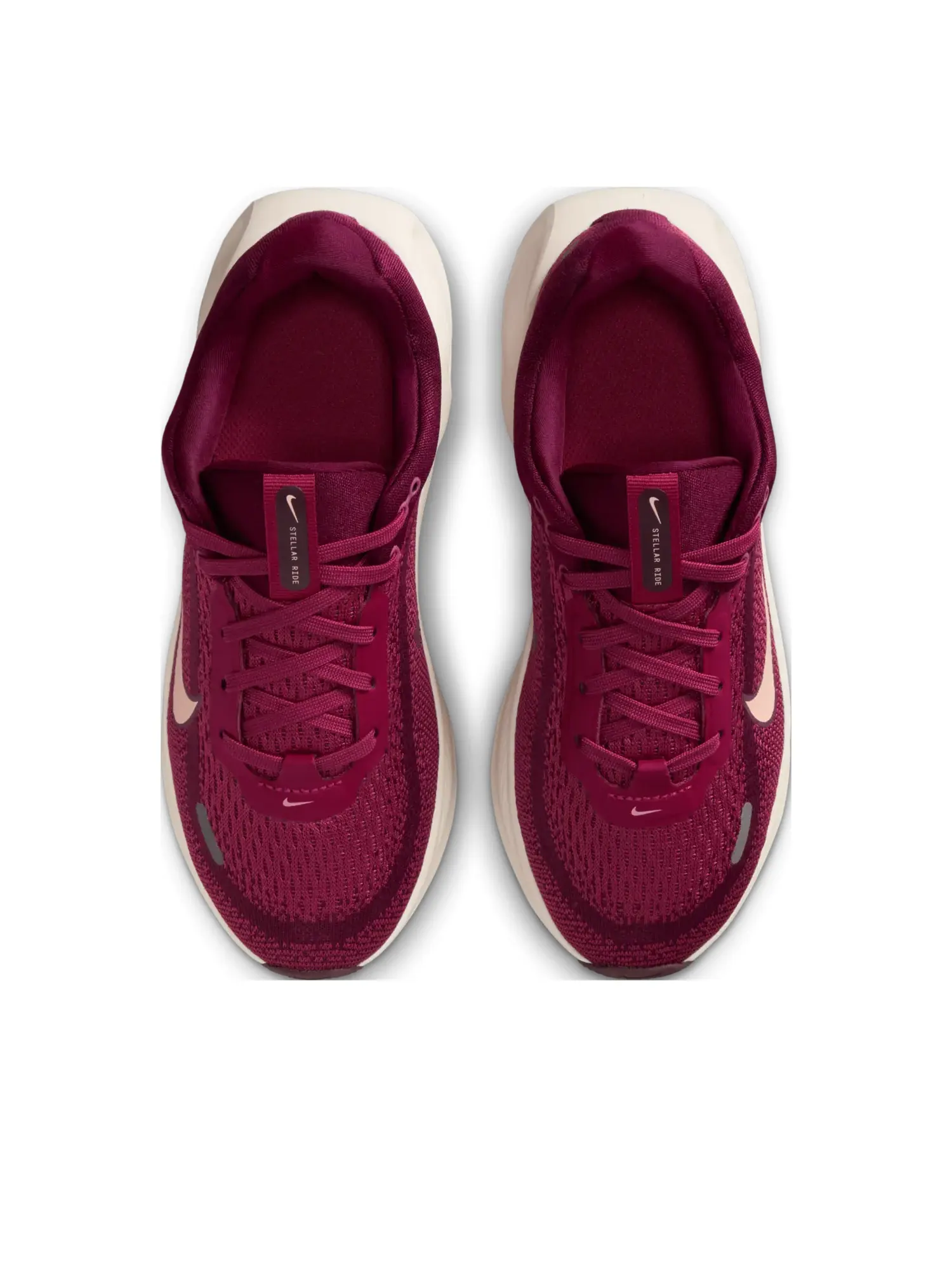Кроссовки (GS) Nike Stellar Ride 'Bordeaux Sweet Beet Pale Ivory' — изображение 2 из 6, бордовый
