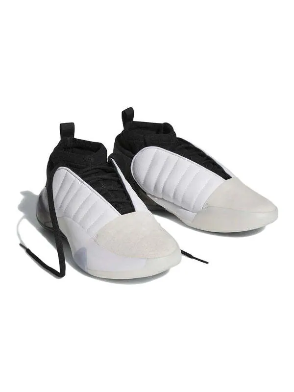 Кроссовки Harden Volume 7 баскетбольные кроссовки Adidas — изображение 3 из 4, белый/черный