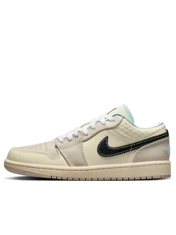 Кроссовки 1 low se Air Jordan — изображение 1 из 4, черный//синий