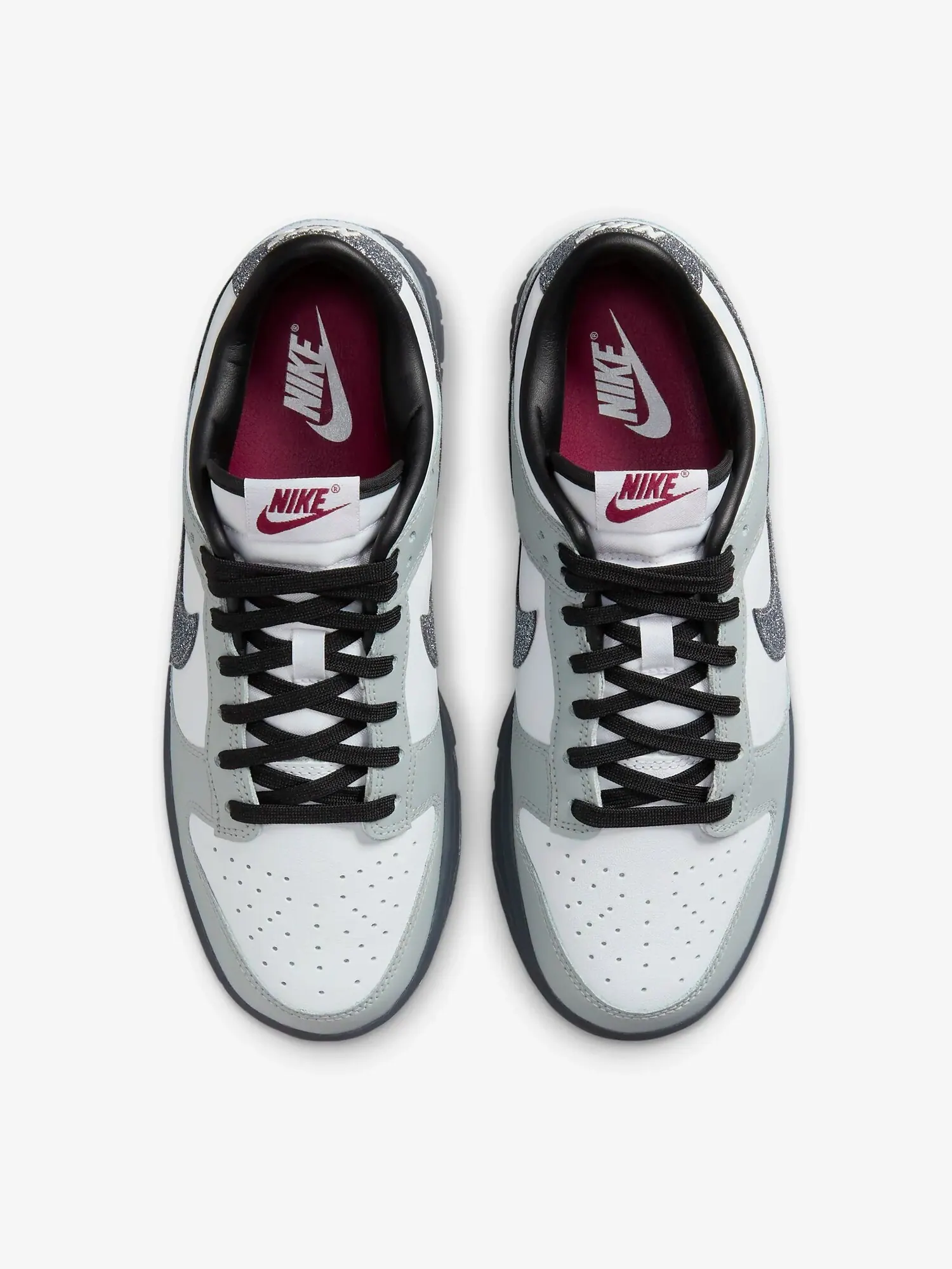 Кроссовки Nike Dunk Low LX для женщин — изображение 3 из 10, серый/белый