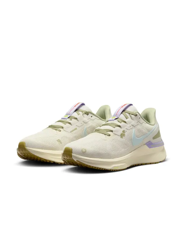 Кроссовки air zoom structure 25 'sail glacier blue volt' Nike — изображение 3 из 4, синий
