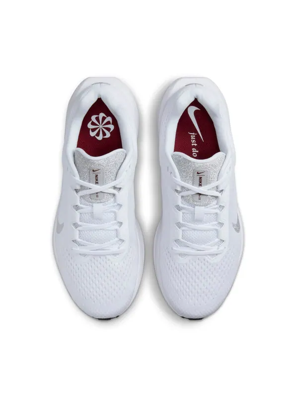Кроссовки air zoom winflo 11 'white metallic silver' Nike — изображение 3 из 4, белый/серебристый