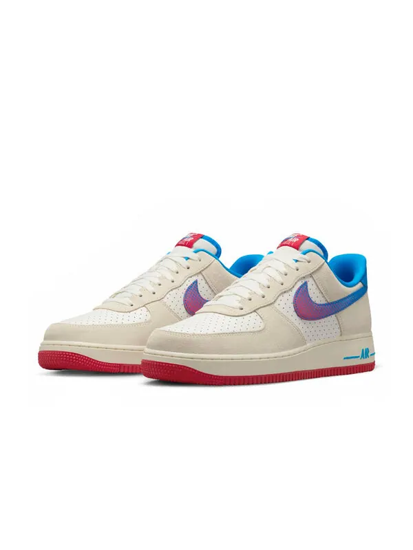 Кроссовки air force 1 '07 lv8 'coconut milk red photo blue' Nike — изображение 2 из 4, красный/синий