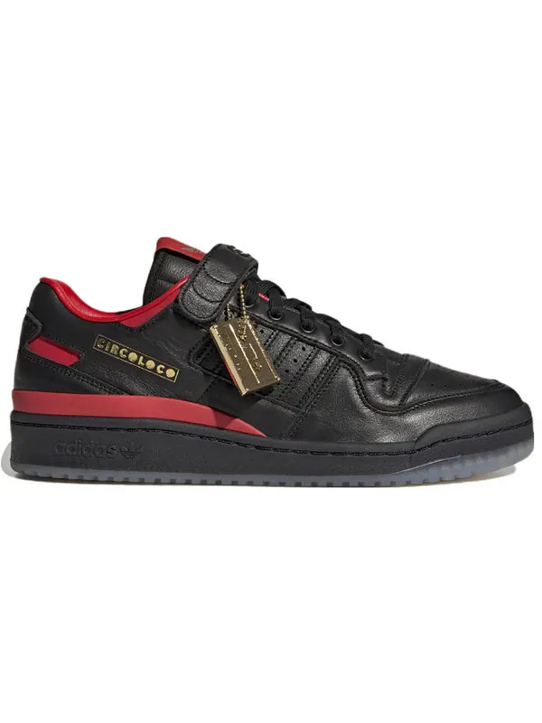 Кроссовки circoloco x forum низкие Adidas — изображение 2 из 4, черный/красный