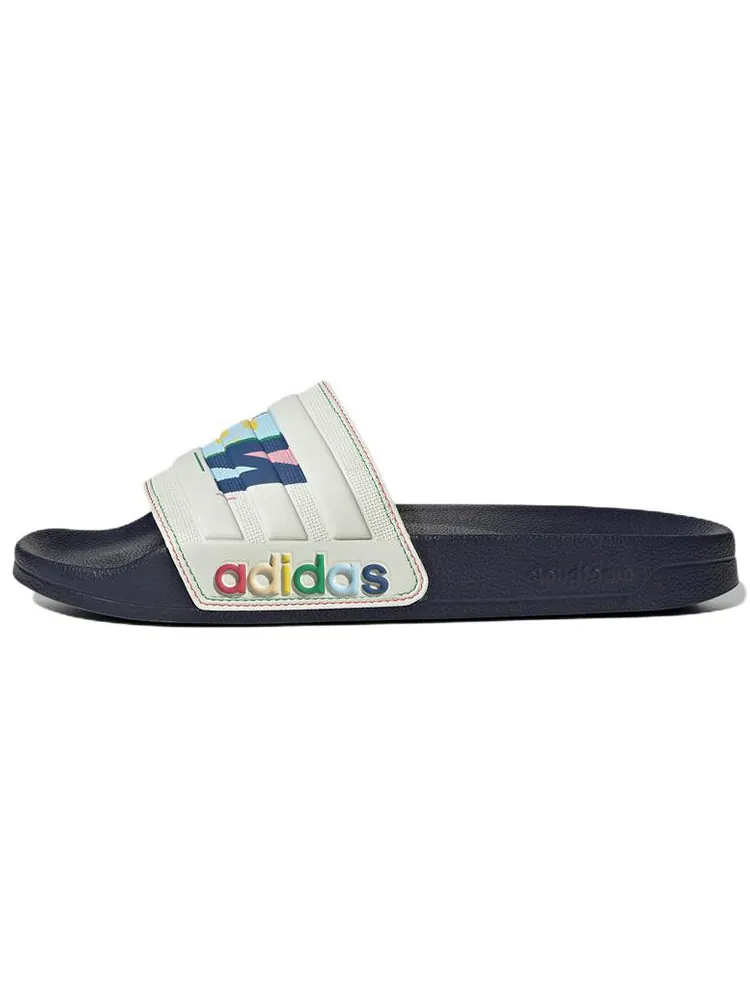 Слипоны adidas neo Adilette 'White' HQ3654 — изображение 2 из 7, белый