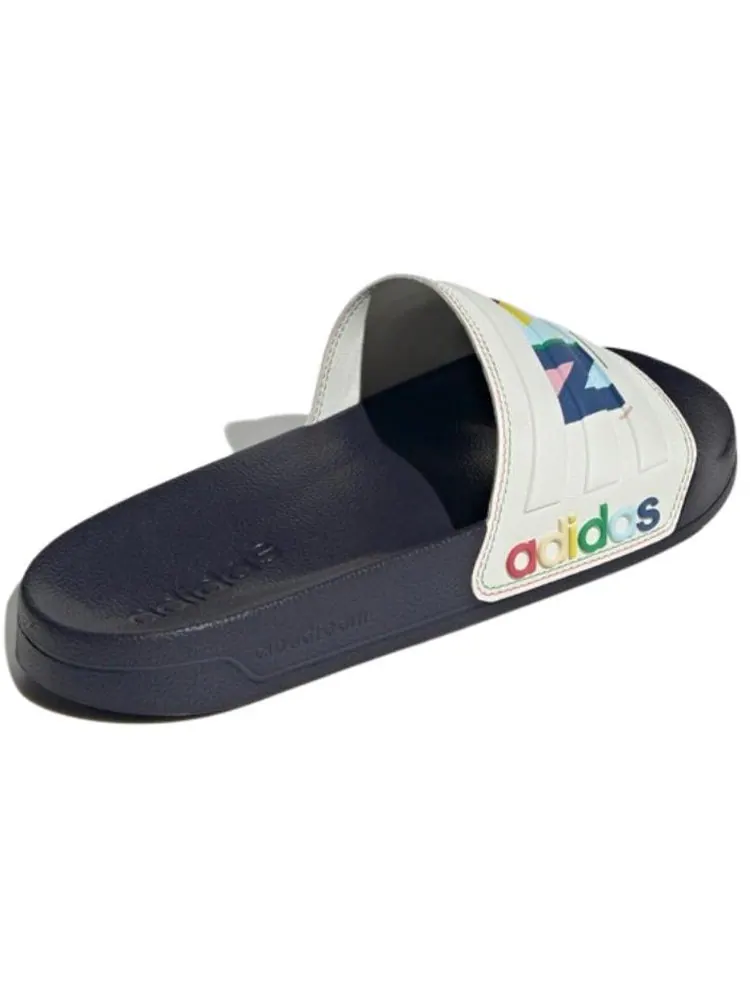 Слипоны adidas neo Adilette 'White' HQ3654 — изображение 5 из 7, белый
