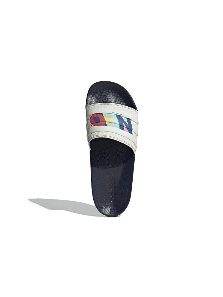 Слипоны adidas neo Adilette 'White' HQ3654 — изображение 6 из 7, белый